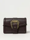 Versace Jeans Couture Bag In Grained Synthetic Leather In Brown
