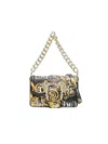 Versace Jeans Couture Logo Couture Crossbody Bag In Black