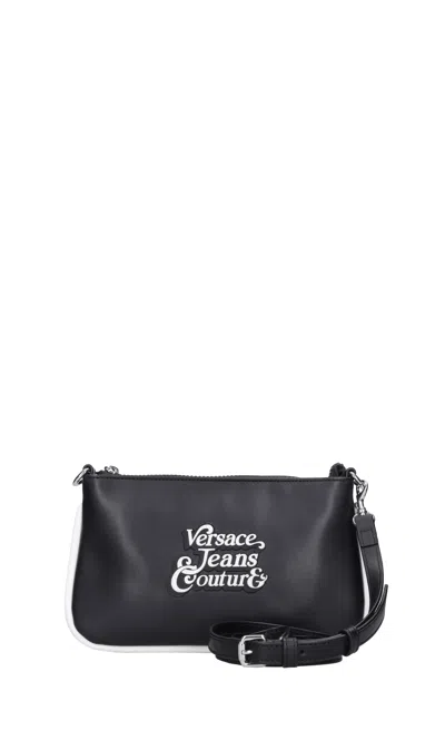 Versace Jeans Couture Bags.. Black In Nero Neri E Grigi