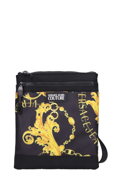 Versace Jeans Couture Bags.. Black In Nero Neri E Grigi
