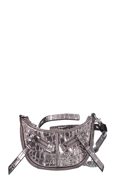 Versace Jeans Couture Bags.. Grey In Grigio Neri E Grigi