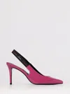 Versace Jeans Couture Slingback Pointed-toe Pumps In Animal Print