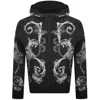 Versace Jeans Couture Barocco Jacket Black In Black