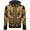 Versace Jeans Couture Barocco Jacket Black In Multi