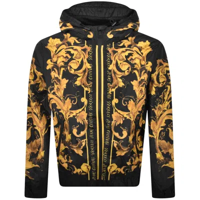 Versace Jeans Couture Barocco Jacket Black In Multi
