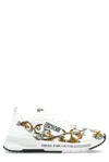 Versace Jeans Couture Barocco-print Sneakers In White