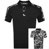 Versace Jeans Couture Barocco Polo Black In Black