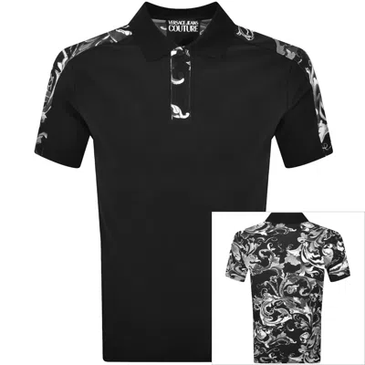 Versace Jeans Couture Barocco Polo Black
