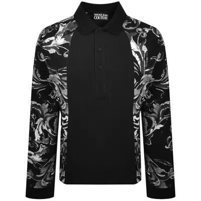 Versace Jeans Couture Barocco Polo Black