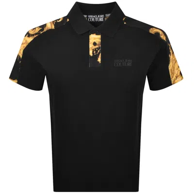 Versace Jeans Couture Barocco Polo Black