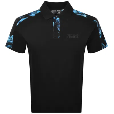 Versace Jeans Couture Barocco Polo Black
