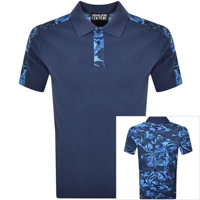 Versace Jeans Couture Barocco Polo Blue