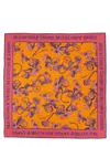 Versace Jeans Couture Floral Print Silk Scarf