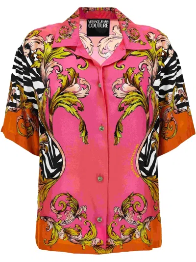 VERSACE JEANS COUTURE BAROCCO-PRINT SHIRT