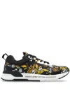 Versace Jeans Couture Barocco-print Sneakers In Multi