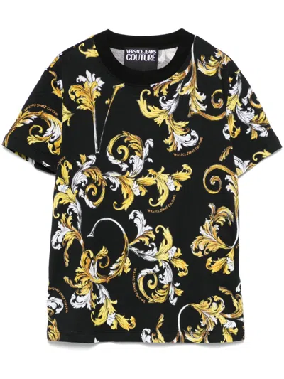 VERSACE JEANS COUTURE BAROCCO-PRINT T-SHIRT