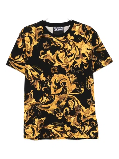 Versace Jeans Couture Cotton T Shirts In Multi