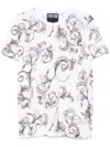Versace Jeans Couture Barocco-print T-shirt In White