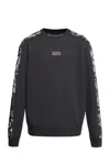 Versace Jeans Couture Barocco Printed Crewneck Sweatshirt In Gray