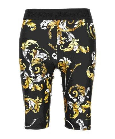 Versace Jeans Couture Outline Baroque Cycling Shorts In Multi