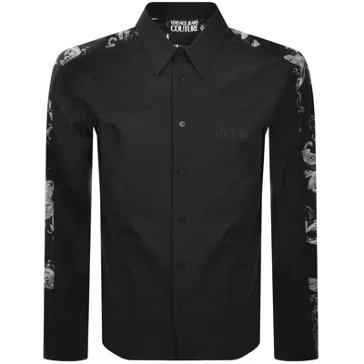 VERSACE JEANS VERSACE JEANS COUTURE BAROCCO SHIRT BLACK