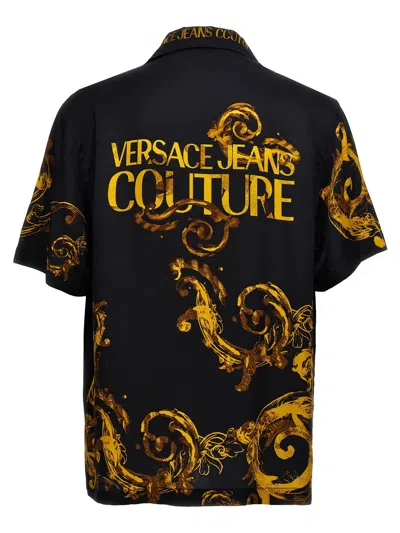 Versace Jeans Couture 'barocco' Shirt In Black