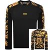 Versace Jeans Couture Baroque Sweatshirt Black In Black