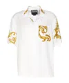 Versace Jeans Couture Baroccoflage Printed Straight Hem Shirt In Multi