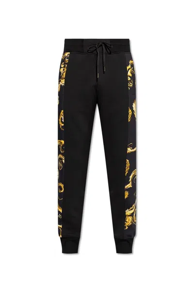 Versace Jeans Couture Black Chromo Couture Sweatpants