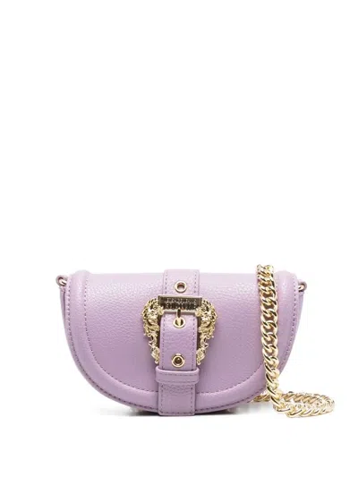 Versace Jeans Couture Schultertasche Mit Schnalle In Purple