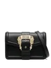 Versace Jeans Couture Baroque-buckle Shoulder Bag In Schwarz