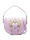 Versace Jeans Couture Baroque-buckle Tote Bag In 紫色