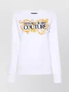 Versace Jeans Couture Logo-print Cotton Sweatshirt In White