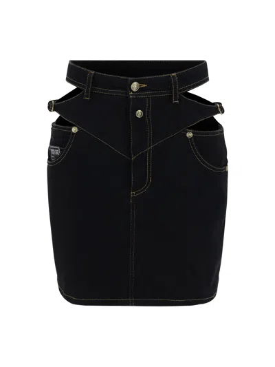 VERSACE JEANS COUTURE BAROQUE MINI SKIRT