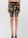Versace Jeans Couture Short Leggings In Black