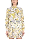 Versace Jeans Couture Ornate Print Collared Shirt With Long Sleeves In Multi