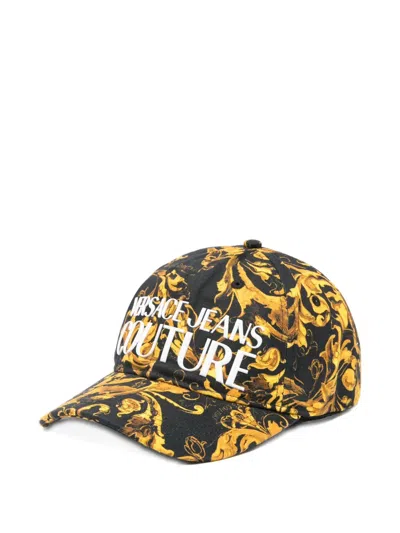 VERSACE JEANS COUTURE BAROQUE-PRINT CAP
