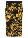 Versace Jeans Couture Baroque-print Midi Skirt In Multi