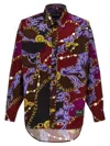 VERSACE JEANS COUTURE BAROQUE PRINT SHIRT VERSACE JEANS COUTURE