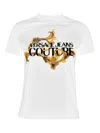 Versace Jeans Couture Baroque-print T-shirt In White