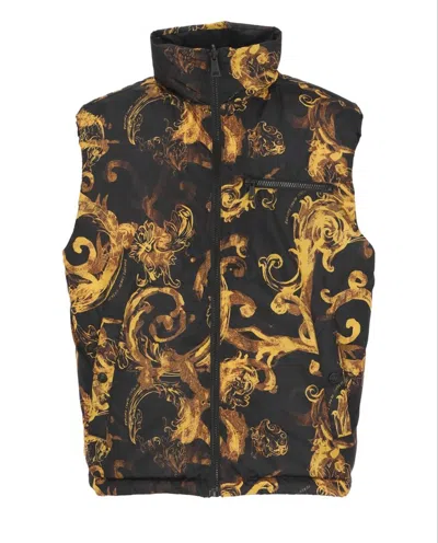 Versace Jeans Couture Baroque Printed Zip In Multi