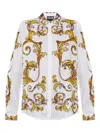 Versace Jeans Couture Long-sleeved Shirt With Concealed Button Fastening In White