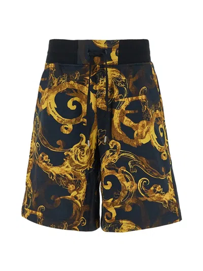 Versace Jeans Couture Baroque Short In Black