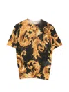 Versace Jeans Couture Baroque-print T-shirt In Multi