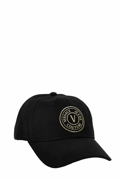 Versace Jeans Couture Baseball Cap In Black