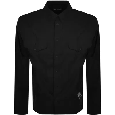 Versace Jeans Couture Basic Popeline Shirt Black
