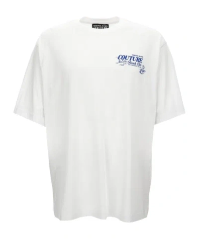 Versace Jeans Couture Beach Club Print T-shirt In Multi
