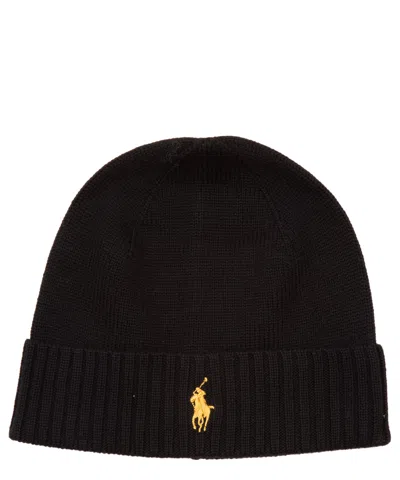 Versace Jeans Couture Beanie In Black