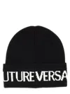 VERSACE JEANS COUTURE VERSACE JEANS COUTURE BEANIE HAT WITH LOGO