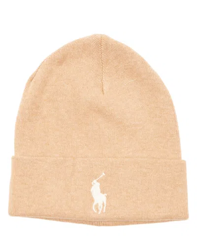 Versace Jeans Couture Beanie In Sand